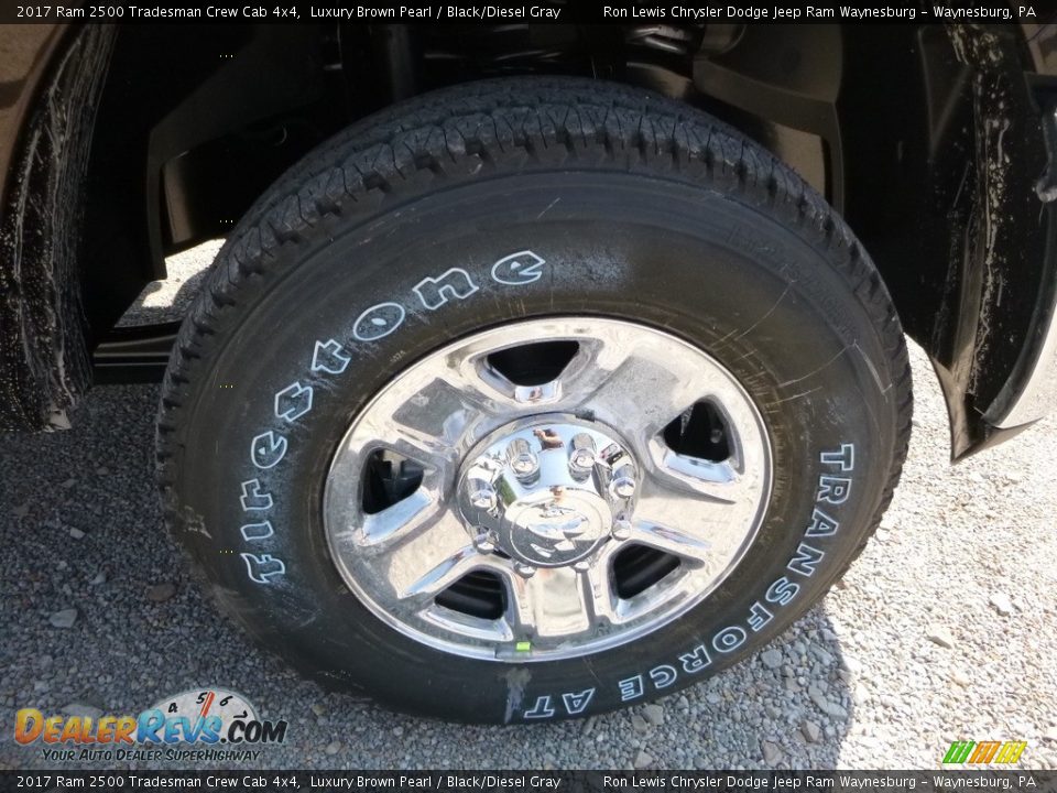 2017 Ram 2500 Tradesman Crew Cab 4x4 Luxury Brown Pearl / Black/Diesel Gray Photo #9