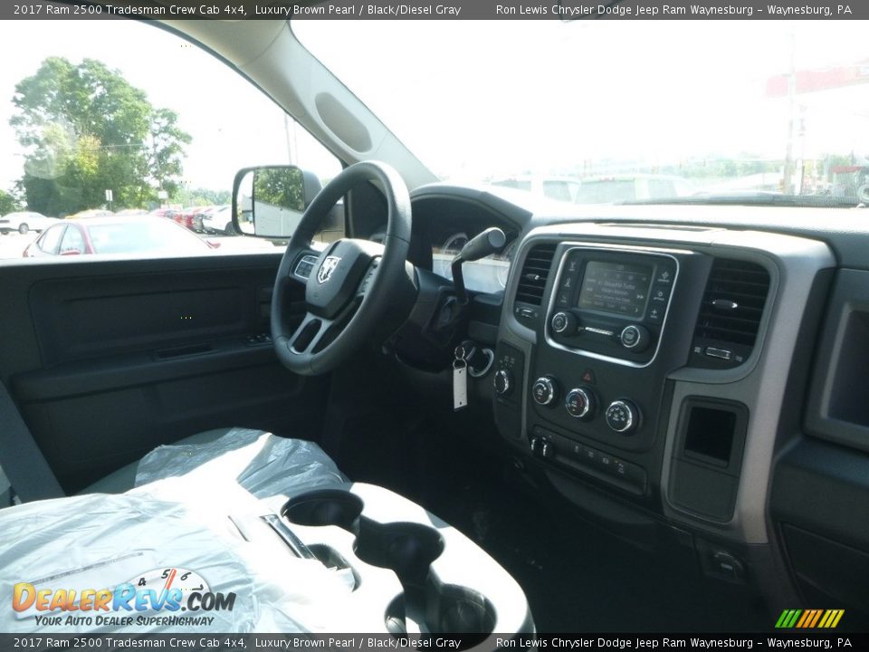 2017 Ram 2500 Tradesman Crew Cab 4x4 Luxury Brown Pearl / Black/Diesel Gray Photo #11
