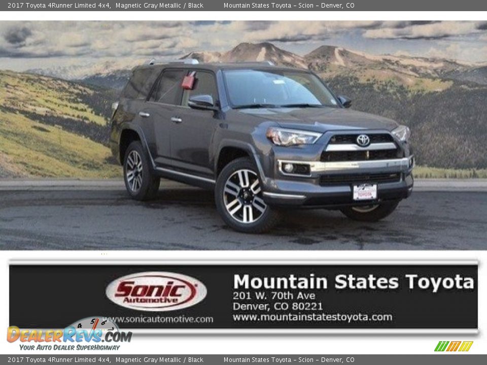 2017 Toyota 4Runner Limited 4x4 Magnetic Gray Metallic / Black Photo #1
