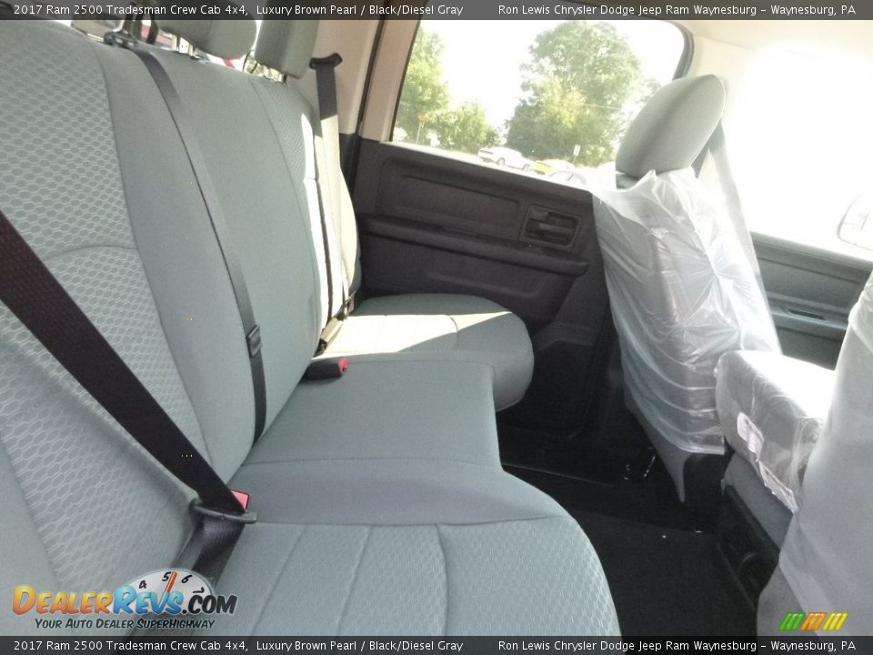 2017 Ram 2500 Tradesman Crew Cab 4x4 Luxury Brown Pearl / Black/Diesel Gray Photo #13