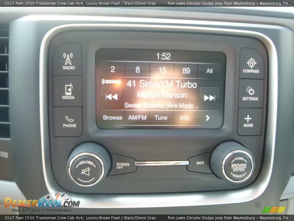 2017 Ram 2500 Tradesman Crew Cab 4x4 Luxury Brown Pearl / Black/Diesel Gray Photo #18