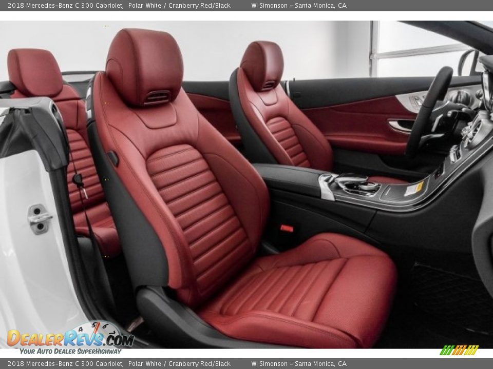 Cranberry Red/Black Interior - 2018 Mercedes-Benz C 300 Cabriolet Photo #2