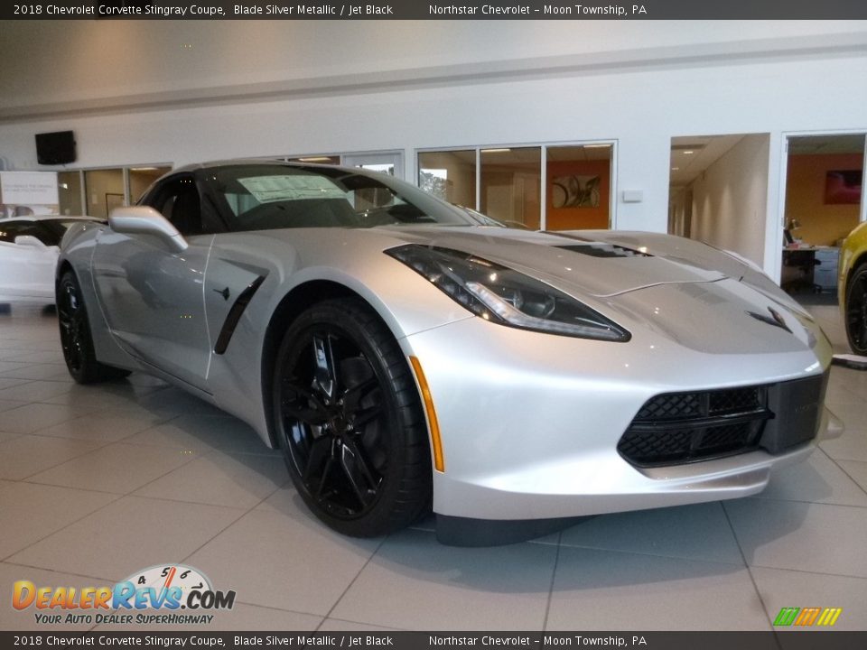 Blade Silver Metallic 2018 Chevrolet Corvette Stingray Coupe Photo #5