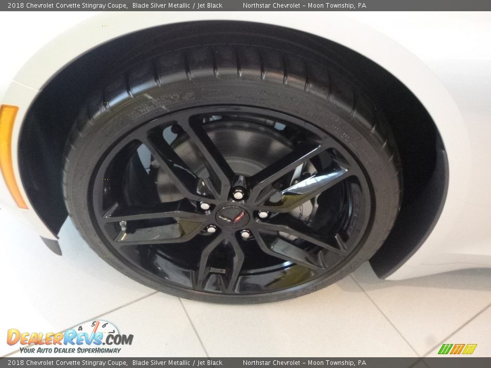 2018 Chevrolet Corvette Stingray Coupe Blade Silver Metallic / Jet Black Photo #6