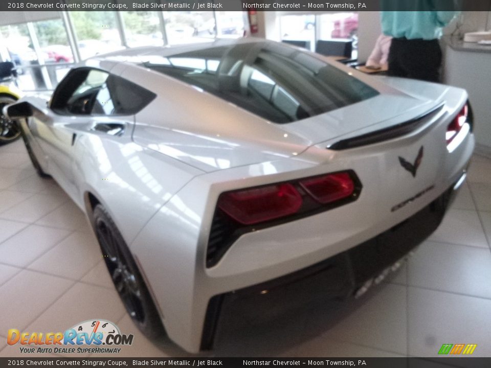 2018 Chevrolet Corvette Stingray Coupe Blade Silver Metallic / Jet Black Photo #7
