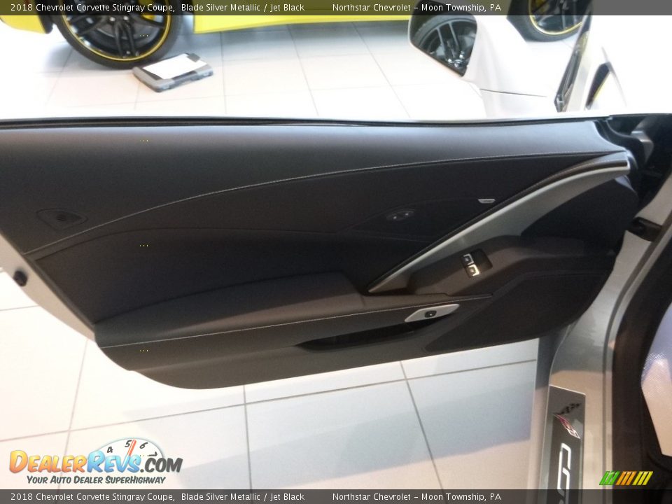2018 Chevrolet Corvette Stingray Coupe Blade Silver Metallic / Jet Black Photo #9