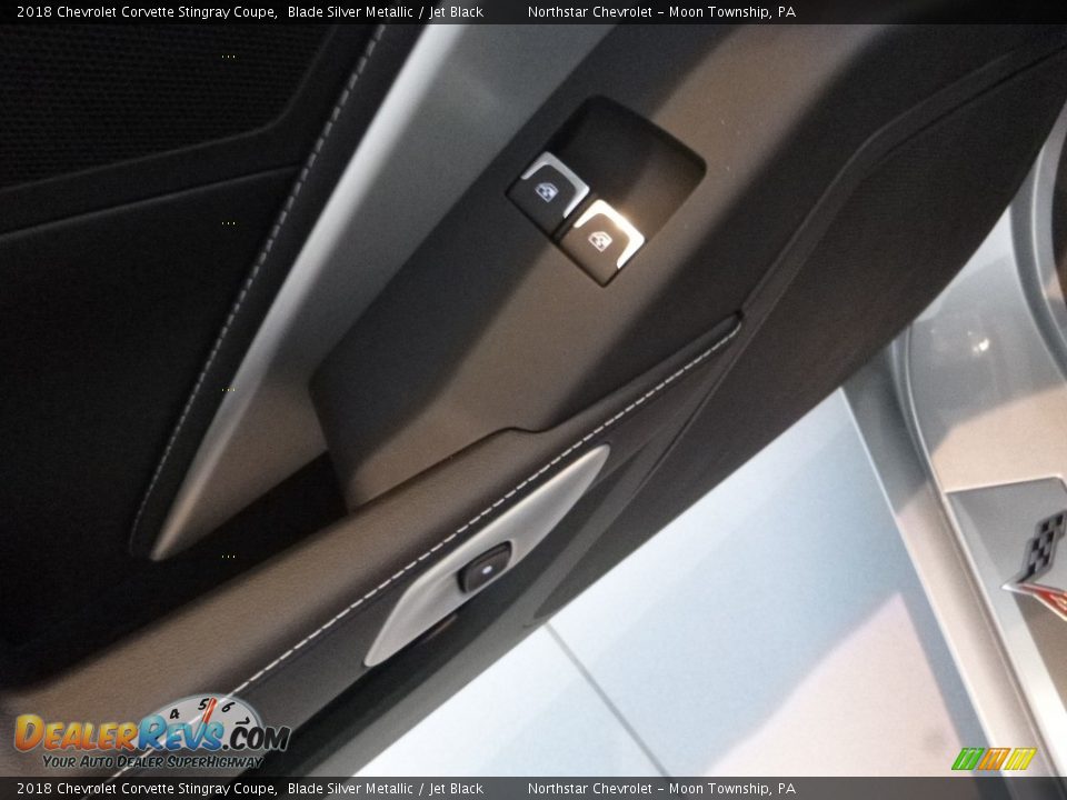 2018 Chevrolet Corvette Stingray Coupe Blade Silver Metallic / Jet Black Photo #10