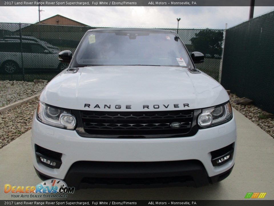2017 Land Rover Range Rover Sport Supercharged Fuji White / Ebony/Pimento Photo #7