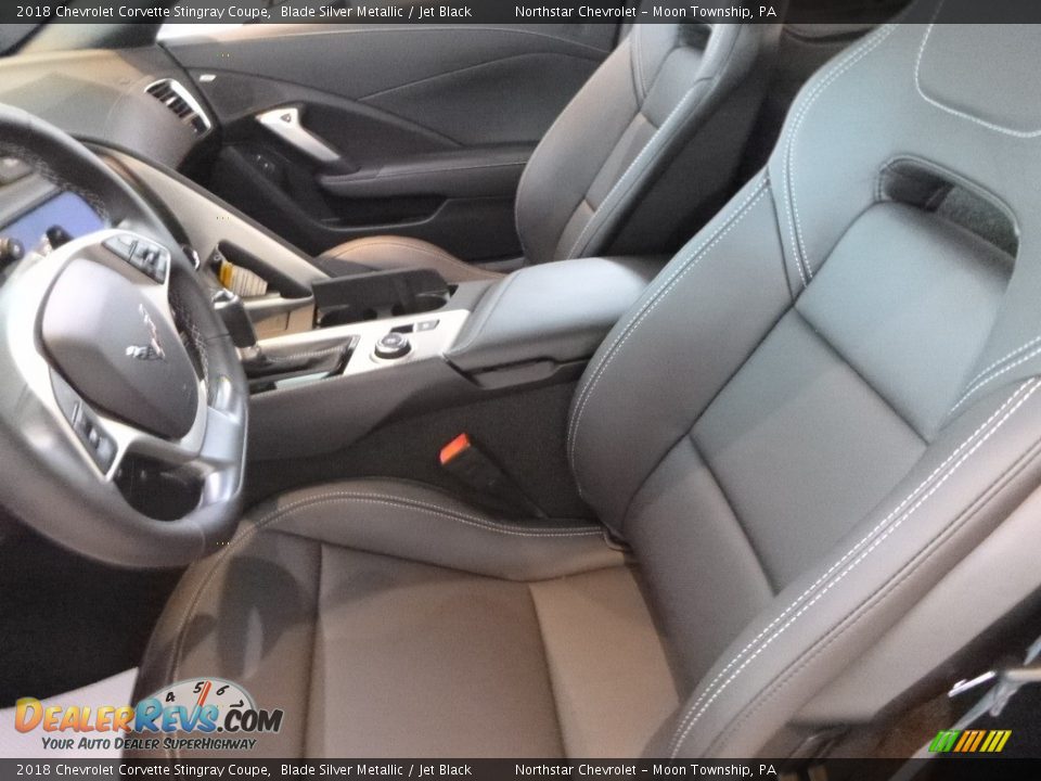 2018 Chevrolet Corvette Stingray Coupe Blade Silver Metallic / Jet Black Photo #11