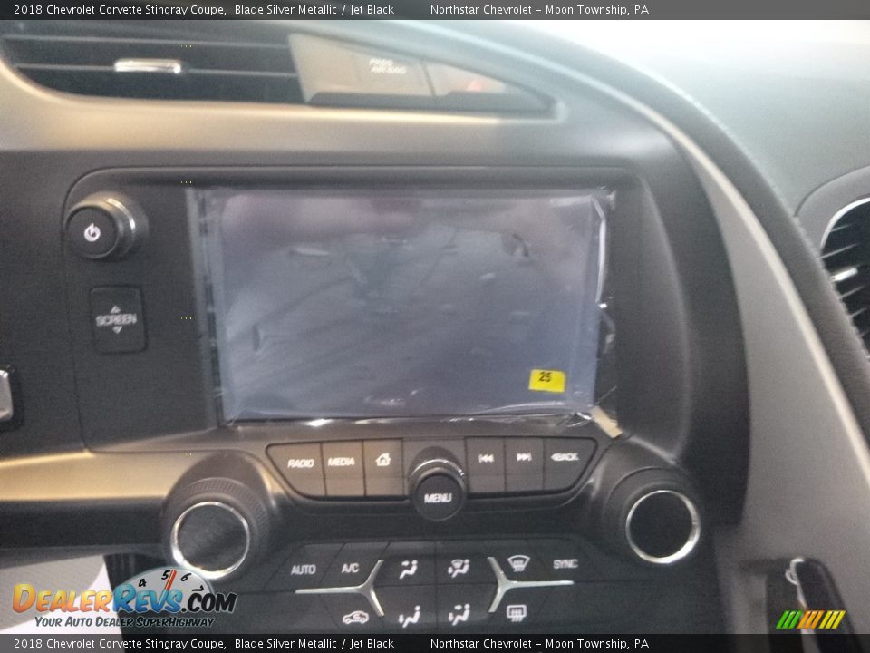 2018 Chevrolet Corvette Stingray Coupe Blade Silver Metallic / Jet Black Photo #13