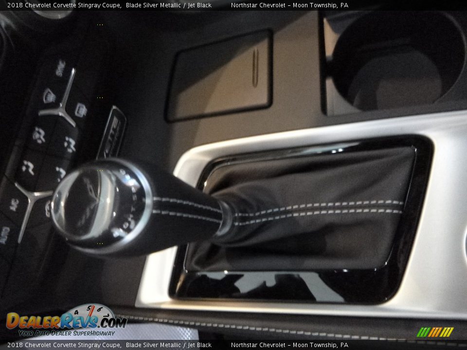 2018 Chevrolet Corvette Stingray Coupe Blade Silver Metallic / Jet Black Photo #16