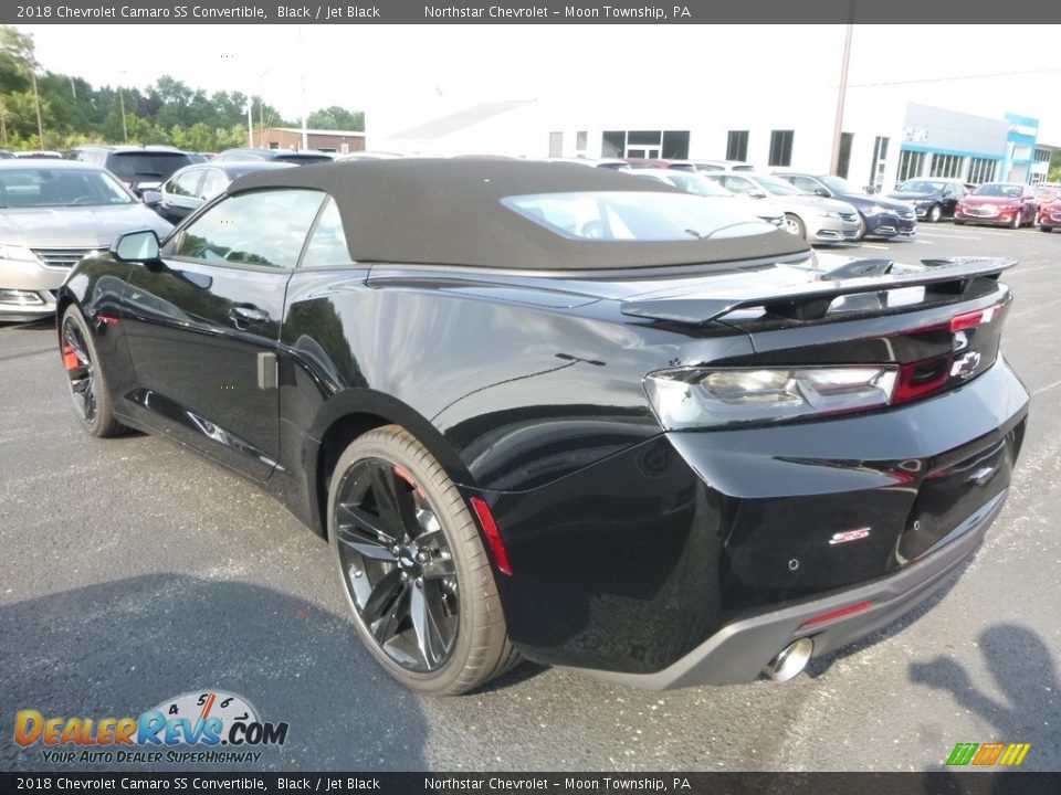 2018 Chevrolet Camaro SS Convertible Black / Jet Black Photo #3