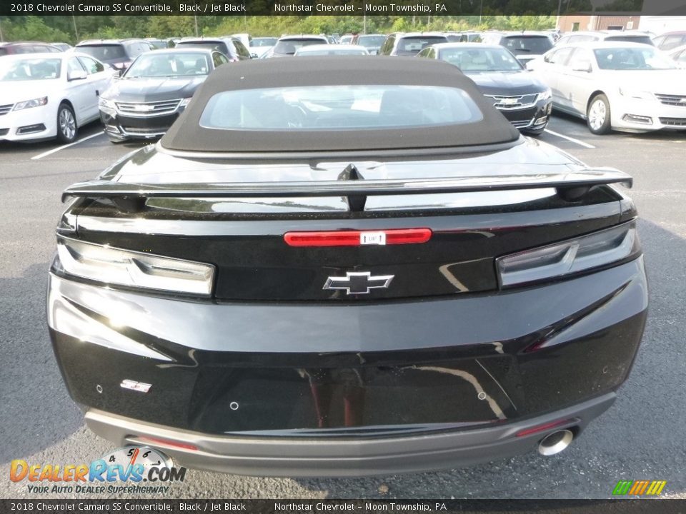 2018 Chevrolet Camaro SS Convertible Black / Jet Black Photo #4