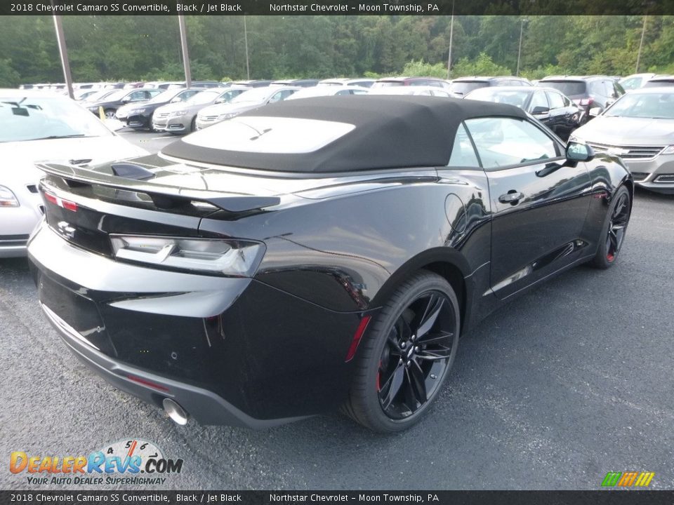 2018 Chevrolet Camaro SS Convertible Black / Jet Black Photo #5