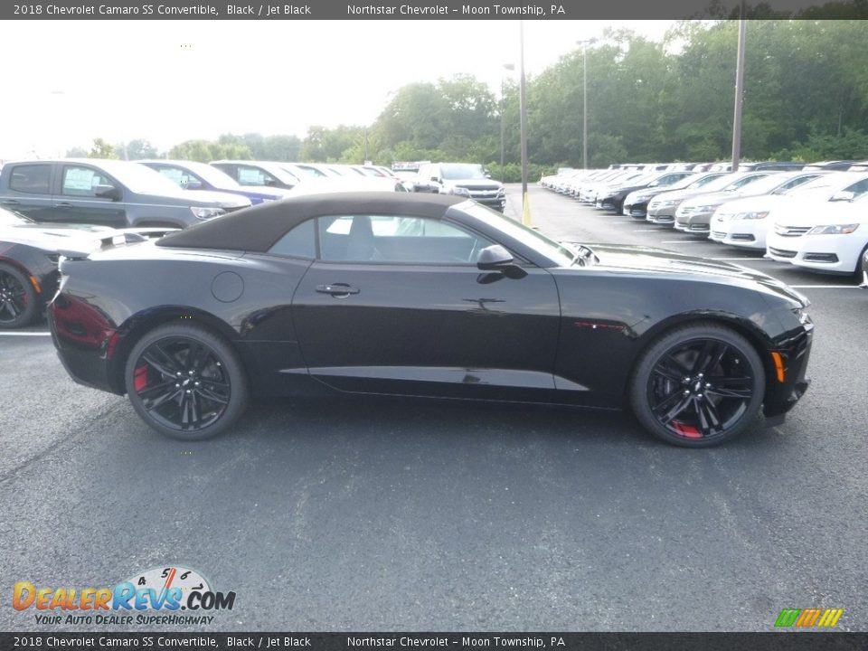 2018 Chevrolet Camaro SS Convertible Black / Jet Black Photo #6