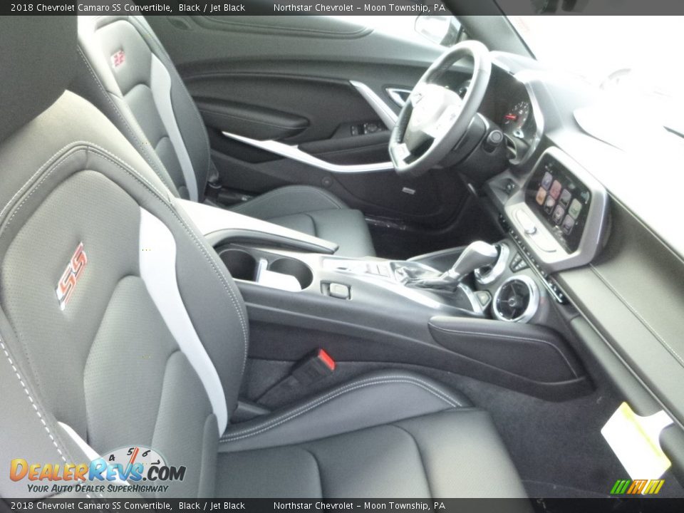 2018 Chevrolet Camaro SS Convertible Black / Jet Black Photo #11