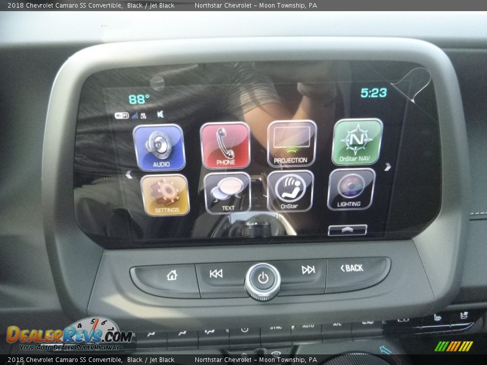 2018 Chevrolet Camaro SS Convertible Black / Jet Black Photo #17