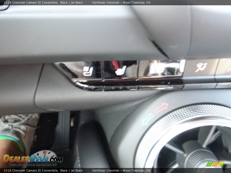 2018 Chevrolet Camaro SS Convertible Black / Jet Black Photo #19