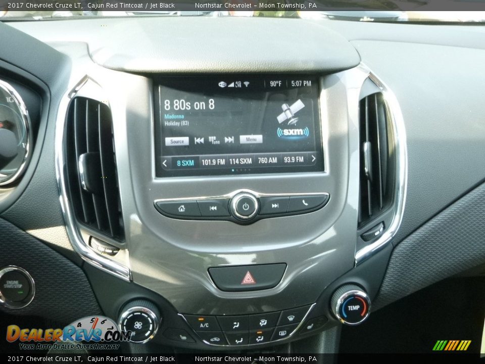 2017 Chevrolet Cruze LT Cajun Red Tintcoat / Jet Black Photo #18