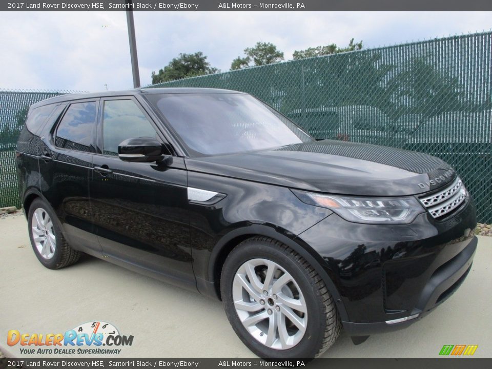 2017 Land Rover Discovery HSE Santorini Black / Ebony/Ebony Photo #1