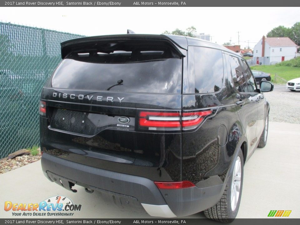 2017 Land Rover Discovery HSE Santorini Black / Ebony/Ebony Photo #3