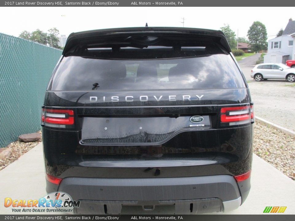 2017 Land Rover Discovery HSE Santorini Black / Ebony/Ebony Photo #4