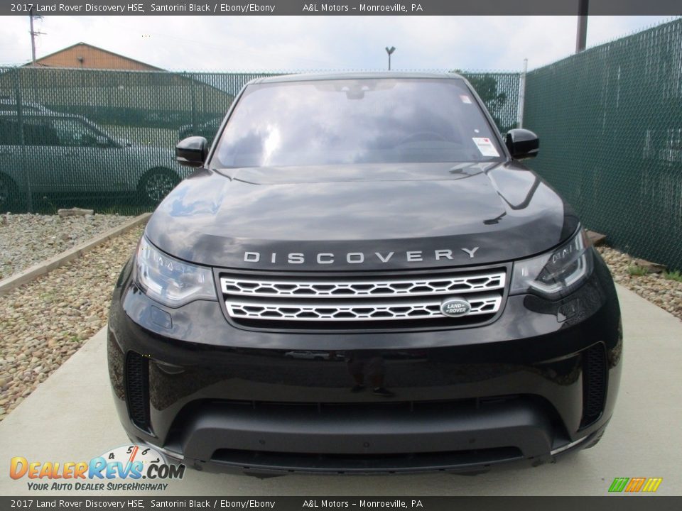 2017 Land Rover Discovery HSE Santorini Black / Ebony/Ebony Photo #7