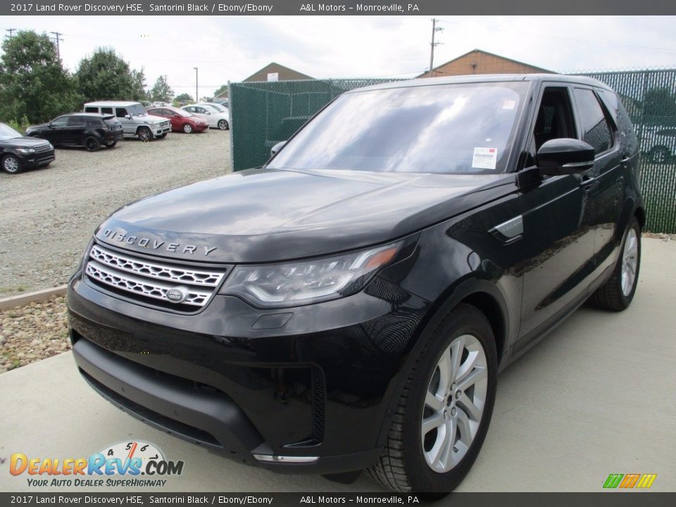 2017 Land Rover Discovery HSE Santorini Black / Ebony/Ebony Photo #8