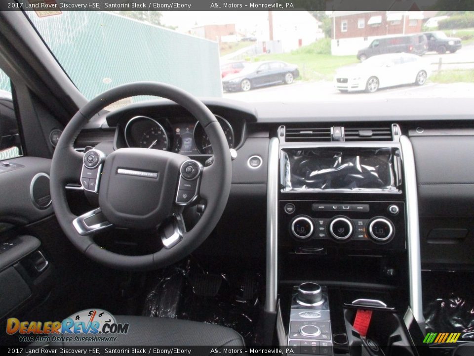 2017 Land Rover Discovery HSE Santorini Black / Ebony/Ebony Photo #12