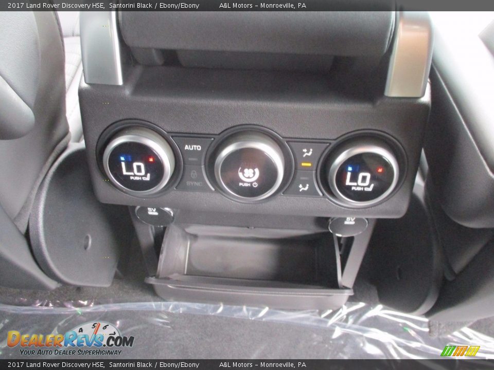 2017 Land Rover Discovery HSE Santorini Black / Ebony/Ebony Photo #13