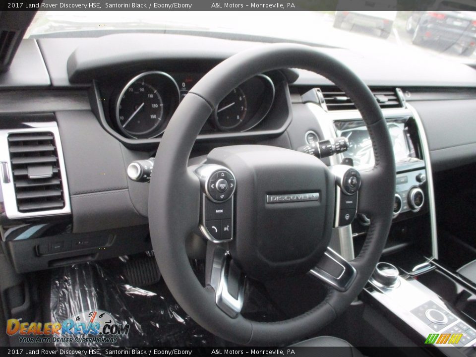 2017 Land Rover Discovery HSE Santorini Black / Ebony/Ebony Photo #14