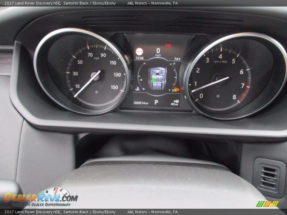 2017 Land Rover Discovery HSE Santorini Black / Ebony/Ebony Photo #20