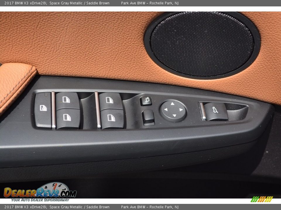 2017 BMW X3 xDrive28i Space Gray Metallic / Saddle Brown Photo #9