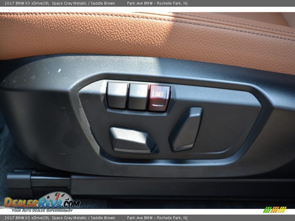 2017 BMW X3 xDrive28i Space Gray Metallic / Saddle Brown Photo #12