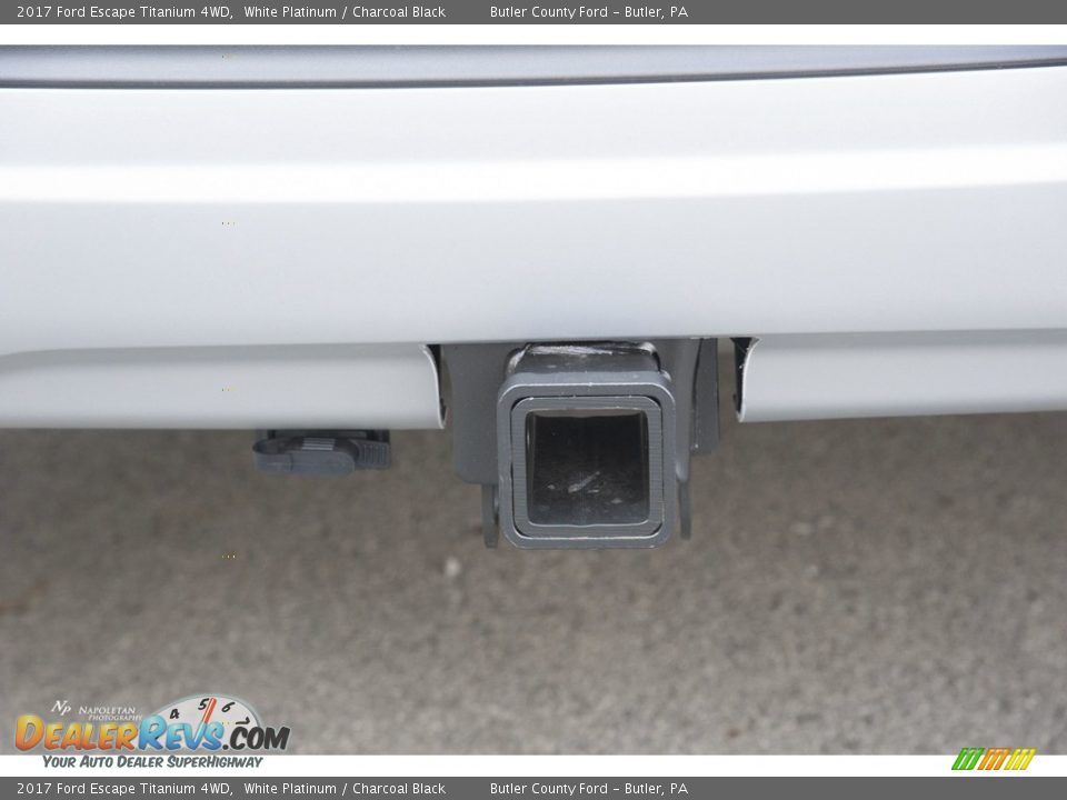 2017 Ford Escape Titanium 4WD White Platinum / Charcoal Black Photo #5