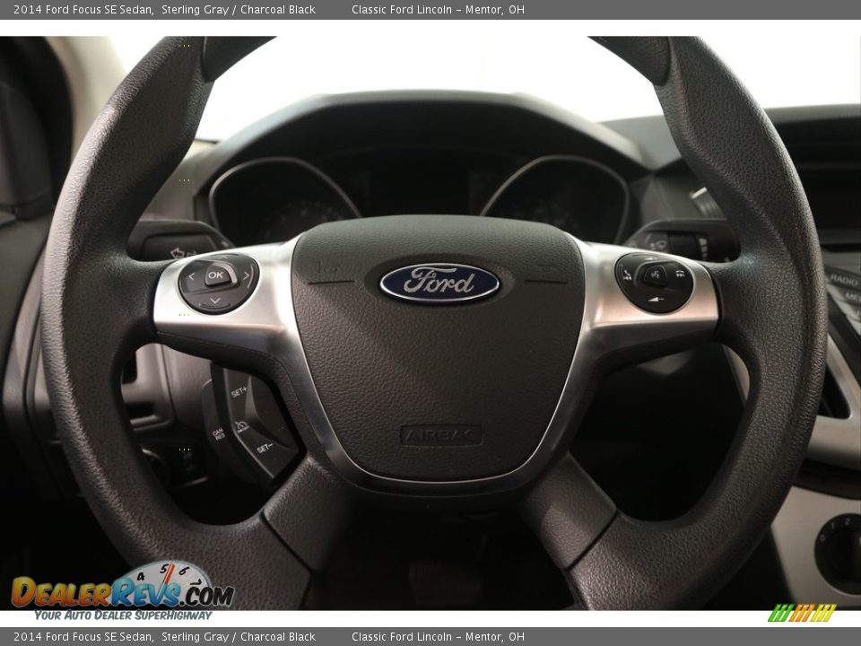 2014 Ford Focus SE Sedan Sterling Gray / Charcoal Black Photo #6
