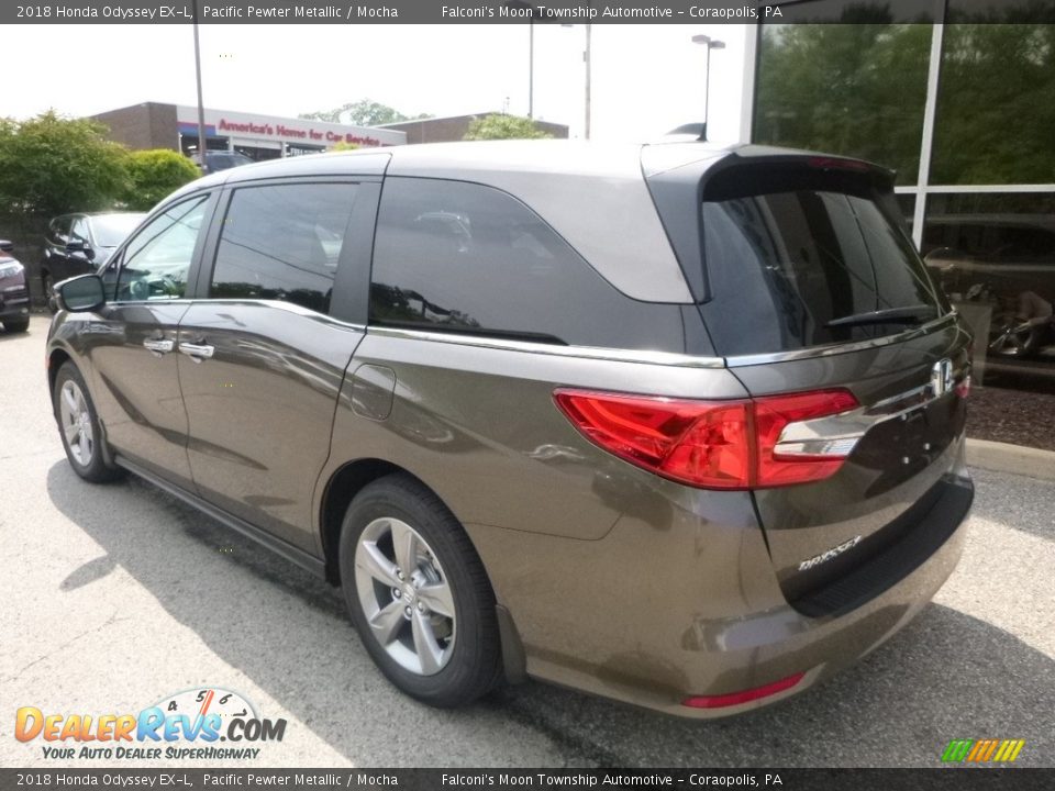 2018 Honda Odyssey EX-L Pacific Pewter Metallic / Mocha Photo #2