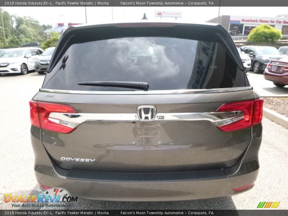 2018 Honda Odyssey EX-L Pacific Pewter Metallic / Mocha Photo #3