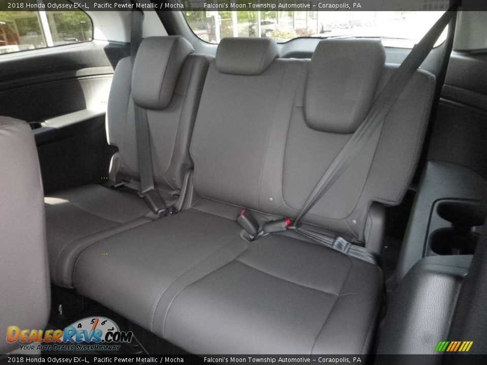 2018 Honda Odyssey EX-L Pacific Pewter Metallic / Mocha Photo #9