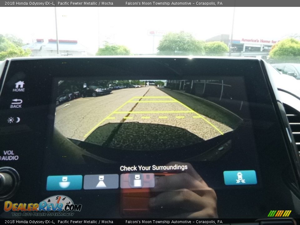 2018 Honda Odyssey EX-L Pacific Pewter Metallic / Mocha Photo #15