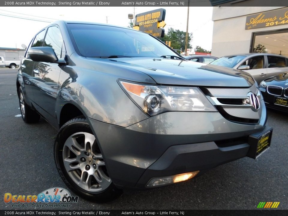 2008 Acura MDX Technology Sterling Gray Metallic / Ebony Photo #1
