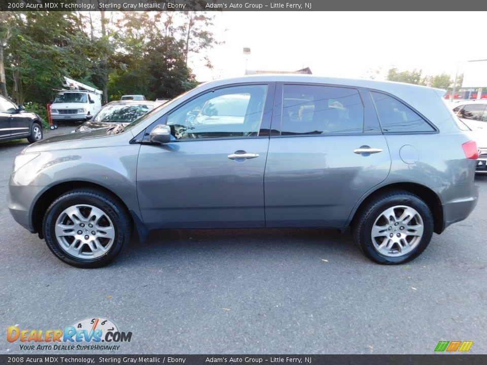 2008 Acura MDX Technology Sterling Gray Metallic / Ebony Photo #4