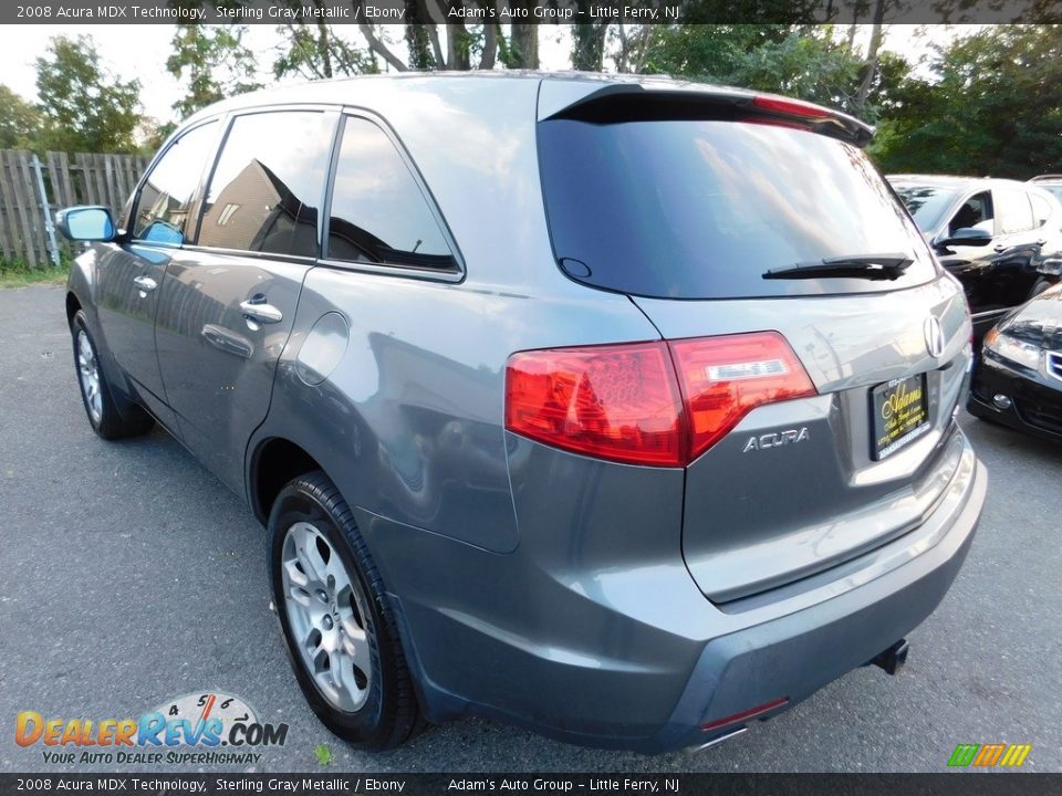 2008 Acura MDX Technology Sterling Gray Metallic / Ebony Photo #5
