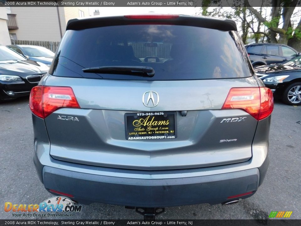 2008 Acura MDX Technology Sterling Gray Metallic / Ebony Photo #6