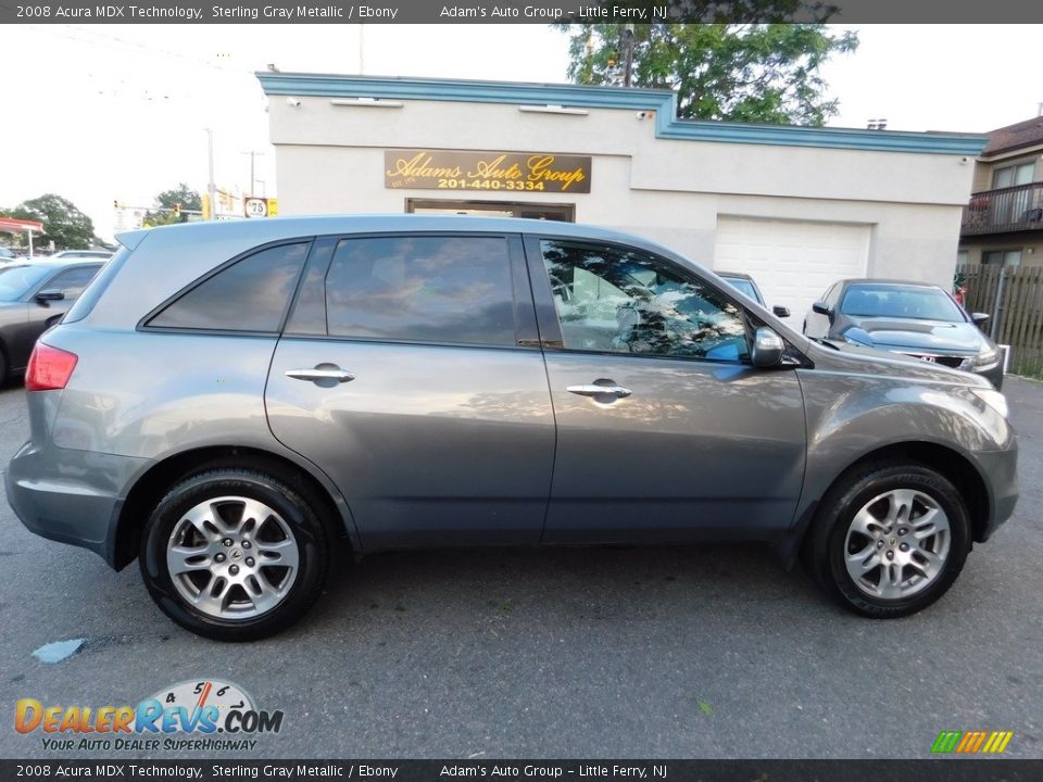 2008 Acura MDX Technology Sterling Gray Metallic / Ebony Photo #8