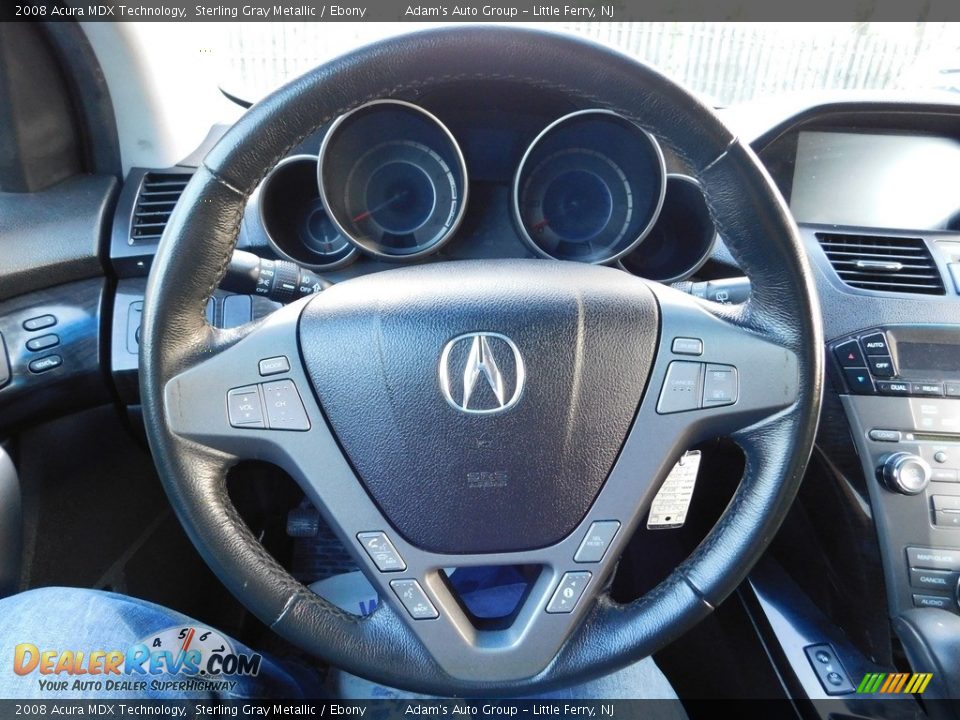 2008 Acura MDX Technology Sterling Gray Metallic / Ebony Photo #15