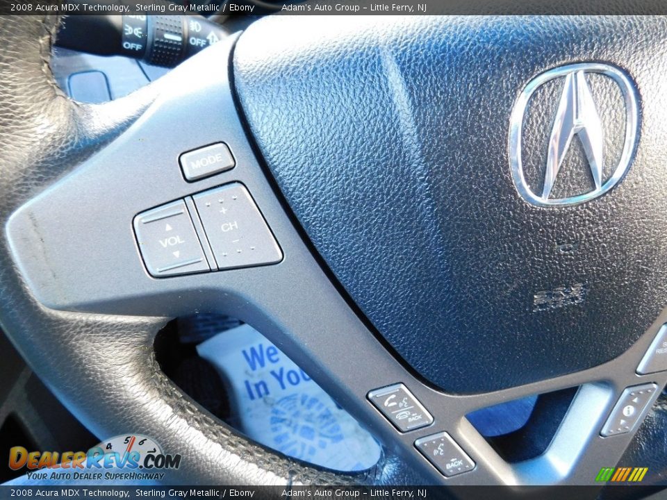 2008 Acura MDX Technology Sterling Gray Metallic / Ebony Photo #16