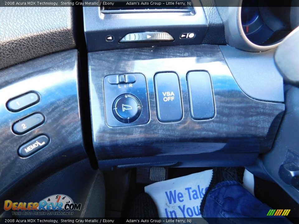 2008 Acura MDX Technology Sterling Gray Metallic / Ebony Photo #18