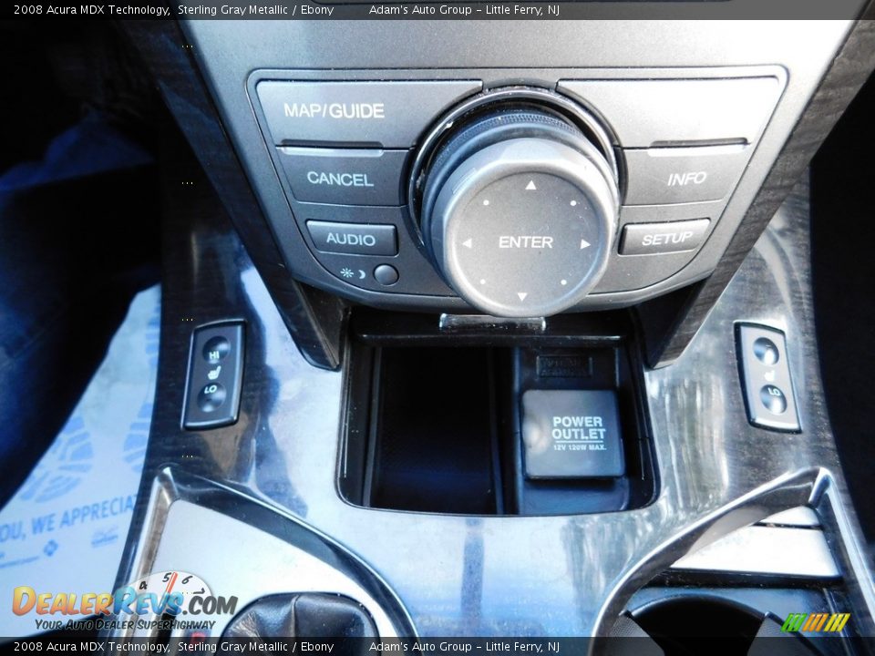 2008 Acura MDX Technology Sterling Gray Metallic / Ebony Photo #21