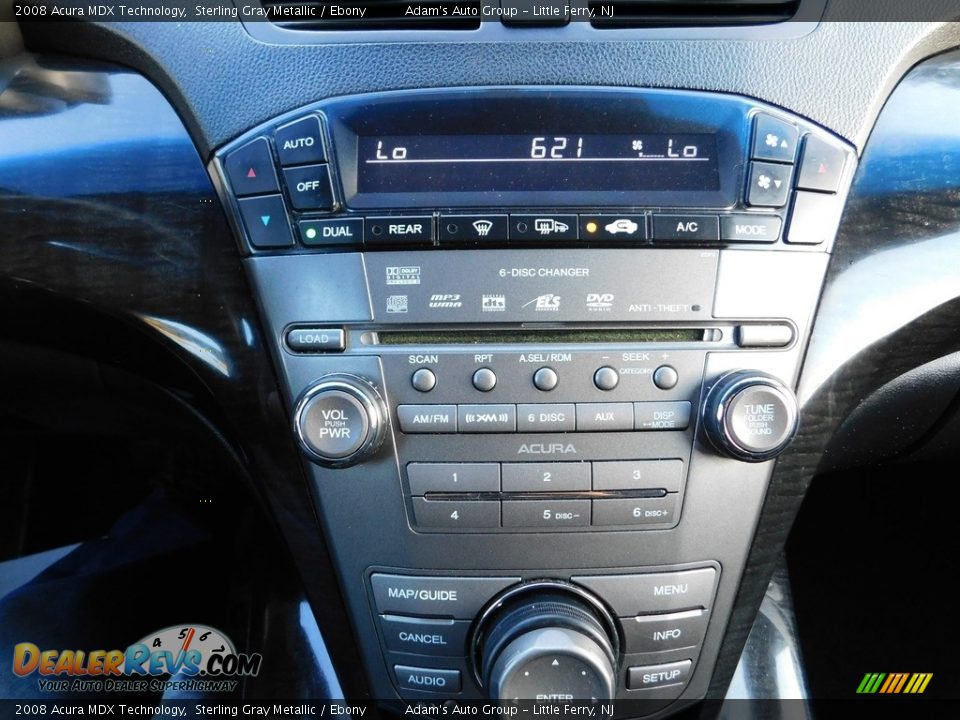 2008 Acura MDX Technology Sterling Gray Metallic / Ebony Photo #22